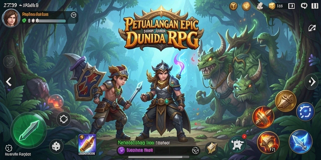 Tampilan menakjubkan dari gameplay RPG di 2739.