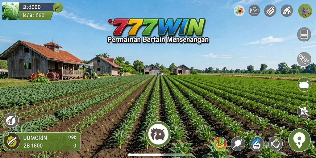 Gameplay menarik di 777WIN dengan elemen pertanian yang beragam.