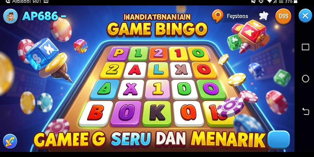 Screenshot gameplay AP686 menampilkan suasana bingo yang seru dan interaktif.