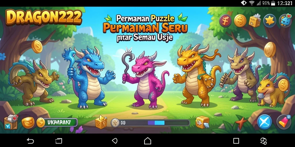 Tampilan gameplay DRAGON222 yang menantang dan penuh warna.