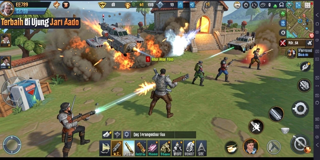 Tampilan gameplay menarik dari EE789 yang penuh strategi.