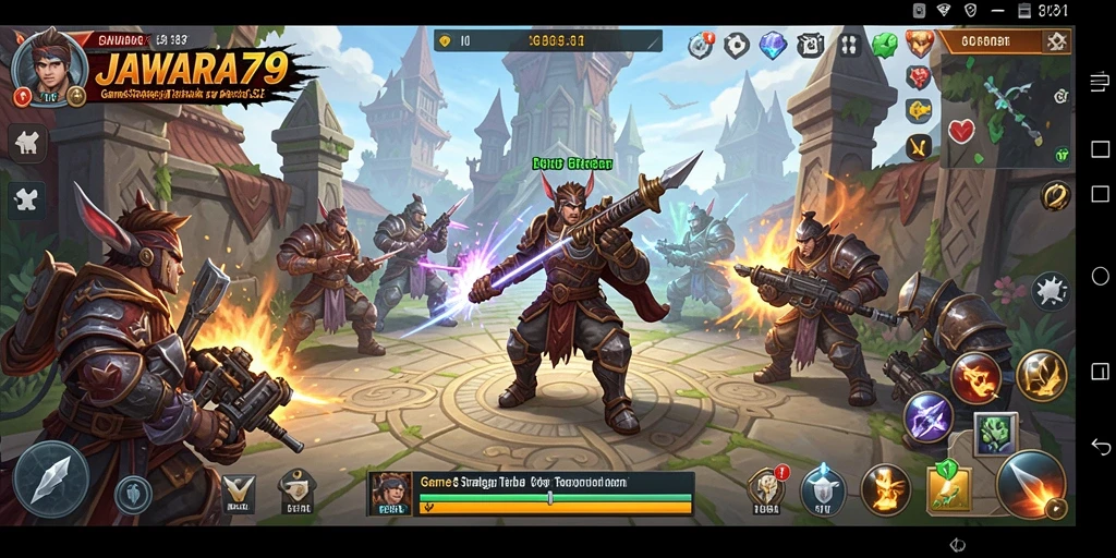 Tampilan gameplay menarik dalam JAWARA79 yang penuh strategi.