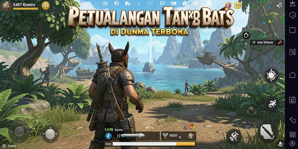 Gameplay KAKRP menampilkan petualangan di dunia terbuka yang menarik.
