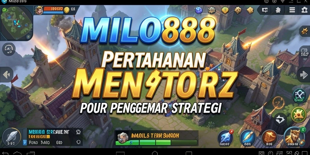Tangkapan layar utama dari gameplay Tower Defense dengan strategi menara yang menarik.