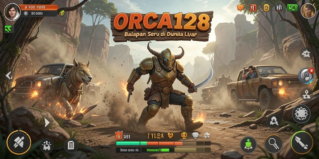 Tampilan menegangkan dari balapan penuh aksi di ORCA128.