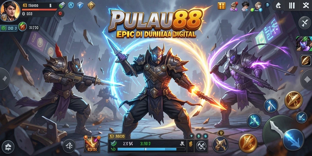 Gameplay Fighting seru di PULAU88 dengan berbagai karakter unggulan.