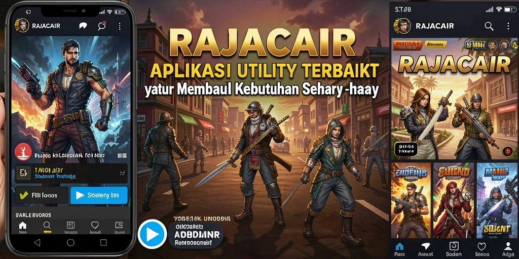 Tampilan antarmuka aplikasi RAJACAIR yang menarik dan fungsional.