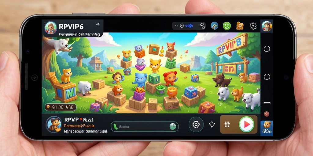 Tampilan gameplay RPVIP6 yang seru dan menantang.