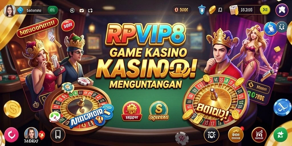 Tampilan gameplay Kasino yang seru dan menarik di RPVIP8.
