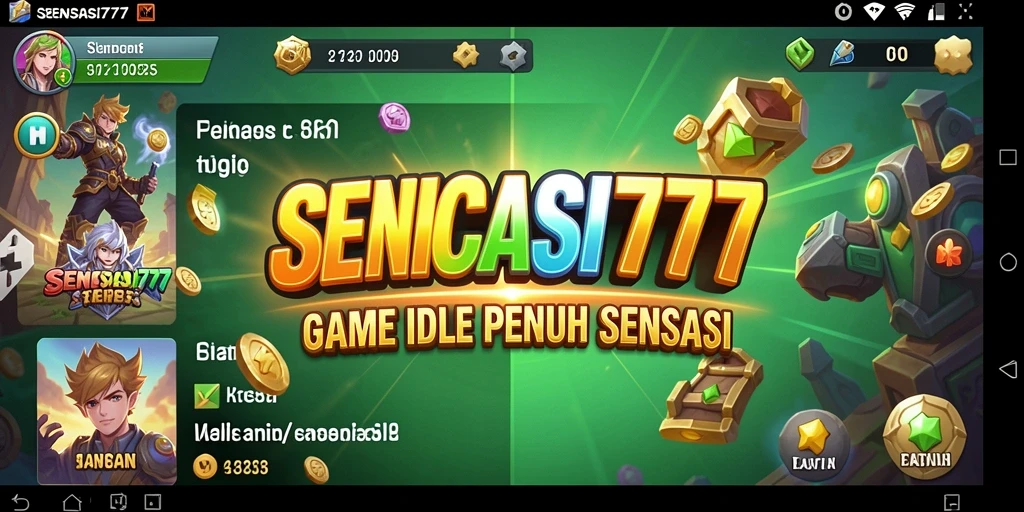 Tampilan gameplay SENSASI777 yang menggugah selera di kategori Idle.