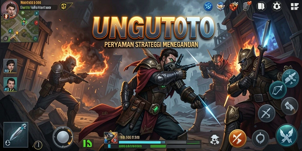 Menampilkan gameplay seru UNGUTOTO dengan taktik strategi.